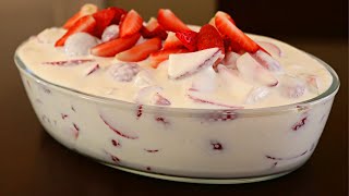 FRESAS CON CREMA las más cremosas y ricas para el 14 de febrero [upl. by Rochkind398]