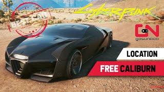 Cyberpunk 2077 Free CALIBURN Location Fastest Car Batman Easter Egg [upl. by Ziladnerb324]