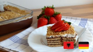 Torte te thjeshta pa pjekje me keksa [upl. by Arvie]