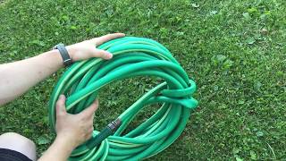 Best Way To Store A Hose  Wind Up Your Hose  How To Roll Your Hose [upl. by Ednalrim184]