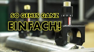 Hobelmaschine richtig einstellen  Hobelmesser ausrichten Walzen korrigieren Aufnahmetisch [upl. by Negaem]