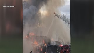 Okolona home gutted by massive fire [upl. by Gonick960]