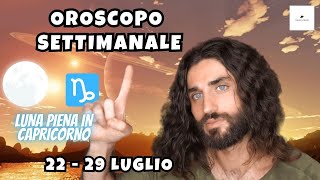 OROSCOPO DELLA SETTIMANA DAL 22 AL 29 LUGLIO [upl. by Noreh]