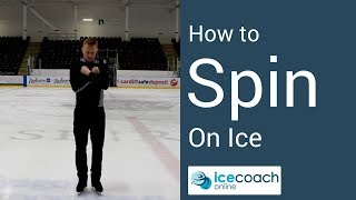 Learn How to Spin On Ice the Easy Way for Beginners [upl. by Noyk]