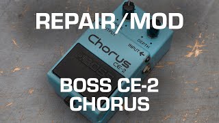 Vintage MIJ Boss CE2 Chorus Repair and Modification [upl. by Sel]