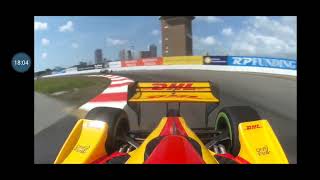 Romain Grosjean IndyCar Onboard  29 Andretti Autosport  2023 Grand Prix of St Petersburg [upl. by Nonnahs]