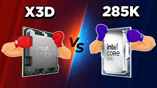 Core Ultra 285K VS 7950X3D [upl. by Gawain]