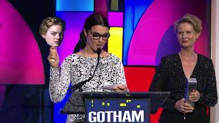 THE FAVOURITE receives the special Jury Award for Ensemble Performance at the Gotham Awards 2018 [upl. by Lemej]