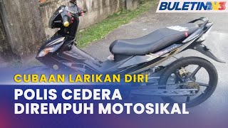 JENAYAH  Anggota Polis Cedera Dilanggar Dalam Sekatan Jalan Raya [upl. by Ativla]