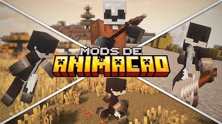 ✨ 10 MELHORES mods de ANIMAÇÃO para MINECRAFT 1202 a 112 [upl. by Dubenko654]