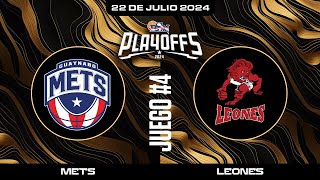 Mets de Guaynabo vs Leones de Ponce  Juego 4  BSN2024 [upl. by Innor]