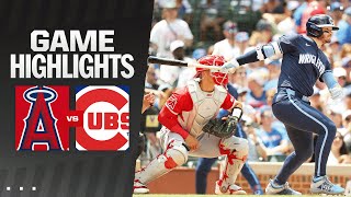 Angels vs Cubs Game Highlights 7524  MLB Highlights [upl. by Atrebor764]