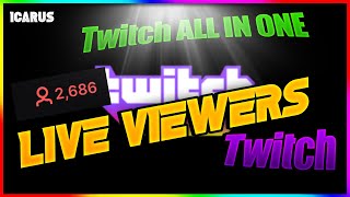 Twitch Live View Bot  Live Viewers Hack  Kick viewers Bot  Follower bot link in description [upl. by Sidalg506]