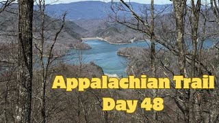 Appalachian Trail 2024 Day 48 To Watauga Lake and Shook Branch [upl. by Dowski]