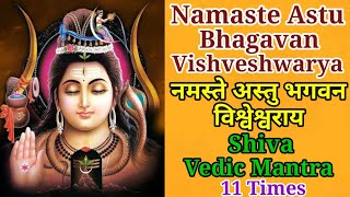 Namaste Astu Bhagavan  Lord Shiva Mantra Chant 11 Times । Powerful Vedic Chant । Agam । Mahadev । [upl. by Asilam766]