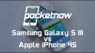 Samsung Galaxy S III vs iPhone 4S  Pocketnow [upl. by Assirahs348]