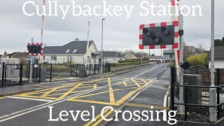 First Day Of 2024 Cullybackey Station Level Crossing Ballymena Monday January 01012024 [upl. by Nnaaihtnyc]