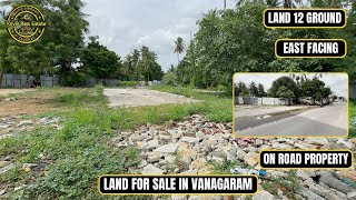 ID 1867  Land For Sale In Vanagaram  Prime Location  East Facing [upl. by Essyle]