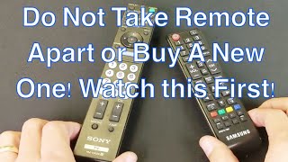 How to Fix Any TV Remote Not Working Power Button or other Buttons Not Responsive Ghosting [upl. by Salamanca]