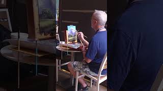 Day 2 Plein air painting on a cruise ship [upl. by Kletter]