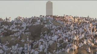 Prières sur le Mont Arafat moment fort du hajj [upl. by Winer]