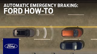 PreCollision Assist With Automatic Emergency Braking  Ford HowTo  Ford [upl. by Leilah333]