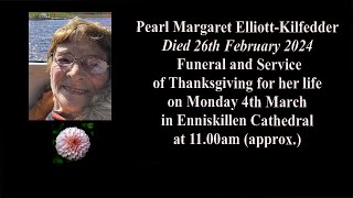 The Funeral of Pearl Margaret ElliottKilfedder 4 March 2024 at 1100am in Enniskillen Cathedral [upl. by Lundgren372]