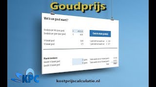 Goudprijs in Excel [upl. by Aldercy]