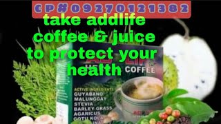 ADDLIFE coffee amp ADDLIFE juice benefits is good for your health ml3b healthy [upl. by Tongue]