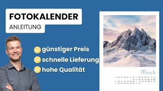 Fotokalender gestalten für 2025  Anleitung amp bester Anbieter [upl. by Nema882]