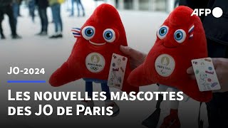 Les quotPhrygesquot nouvelles mascottes des JO2024 de Paris  AFP [upl. by Rakia295]