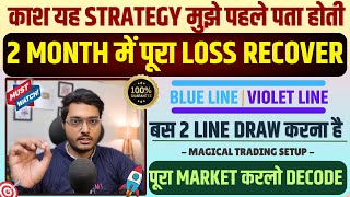 quot7Starquot Intraday Trading Strategy that changed my Life  BlueViolet Line Fibonacci setup banknifty [upl. by Giuliana]