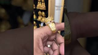 22KT gold customised ring exclusively available srikrishnajewllers ring jewelry [upl. by Salohci198]