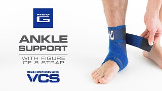 Neo G Ankle Support with Figure of 8 Strap  How to Apply Guide [upl. by Edmanda]