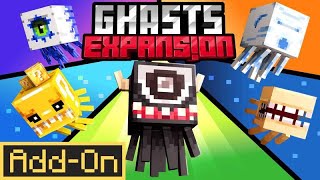 Ghast Expansion  Minecraft Marketplace Addon  Showcase [upl. by Jakie]