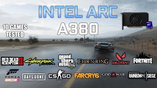 Intel ARC A380  Test in 12 Games  Intel ARC A380 alchemist Gaming [upl. by Bonneau]