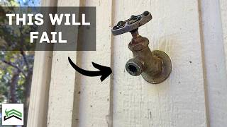 Installing An Outdoor Faucet That Will Never Freeze [upl. by Christoforo]