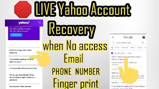 How to Reset Yahoo Mail Password Without Email Phone Number How To Recover Yahoo Account 2021 [upl. by Edac223]