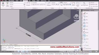 AutoCAD 3D Dimensioning Tutorial  Dimension 3D in AutoCAD 2010 [upl. by Brogle367]