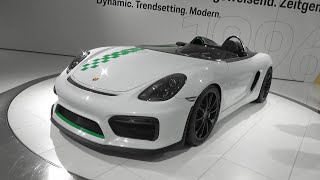 Porsche Boxster Bergspyder 981  25 years of Boxster  Porsche Museum Stuttgart [upl. by Mannuela810]