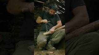 Building Underground amp Warm Survival Shelter shorts [upl. by Airdnaz]