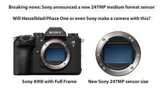 Official Sony sensor announcement We are soon getting a new 247 Megapixel medium format camera [upl. by Nywled593]