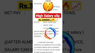 My Salary Rs77719🤑✅🔥 Rs320000📈😱❗salary mbbs mba ias ips watch million [upl. by Hgielrac235]