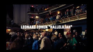 Leonard Cohen’s 90th Birthday  Massive Hallelujah SingAlong in Boston [upl. by Schlicher]