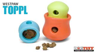 West Paw Zogoflex Toppl Treat Toy [upl. by Ardnod36]