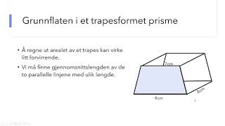 Volum av ikkerektangulære prismer [upl. by Norehc]