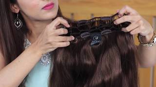 How to Use Hair Extensions  Partial Wig [upl. by Iel]