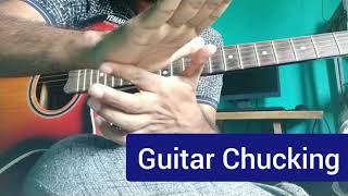 Tutorial 27  Basic guitar chucking  guitar chucking exercise technique  How to play chucking [upl. by Alleuqcaj96]