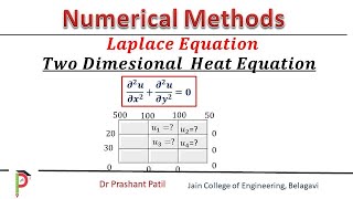 Solution of Laplace Equation with 9 mesh squares  Numerical Methoda  Dr Prashant Patil [upl. by Eelyah]