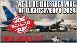 LIVE  Tony from WinWing Interview  EARLY ACCESS PMDG 777  FSExpo 2024  Q8Pilot Media Partner [upl. by Weber]